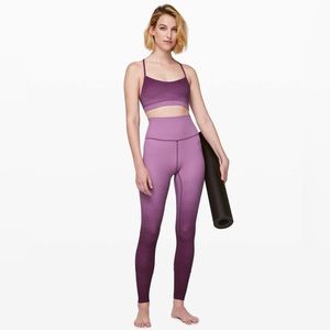 Lululemon Women's Legging Align Spray Ombre Purple Size 2